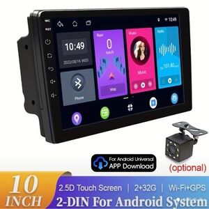 10-Inch Android Car Audio System with GPS and Wi-Fi